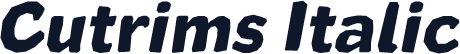 Cutrims Italic