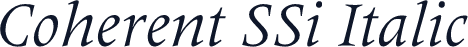 Coherent SSi Italic