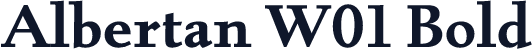 Albertan W01 Bold