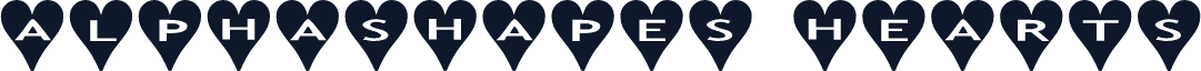 AlphaShapes hearts