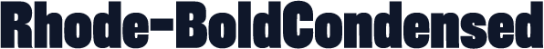 Rhode-BoldCondensed