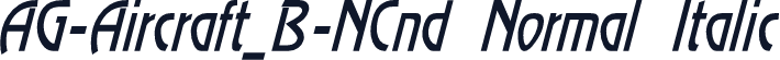 AG-Aircraft_B-NCnd Normal Italic