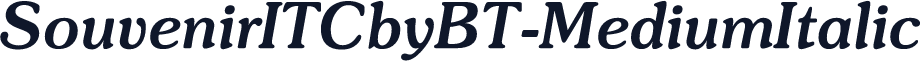 SouvenirITCbyBT-MediumItalic