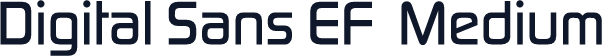 Digital Sans EF  Medium