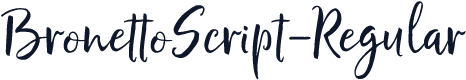 BronettoScript-Regular
