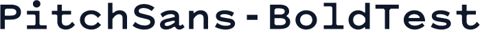 PitchSans-BoldTest