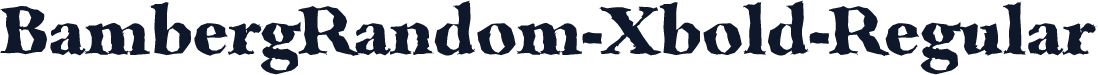 BambergRandom-Xbold-Regular