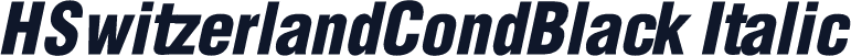 HSwitzerlandCondBlack Italic