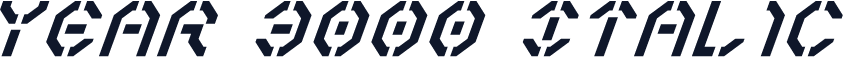 Year 3000 Italic