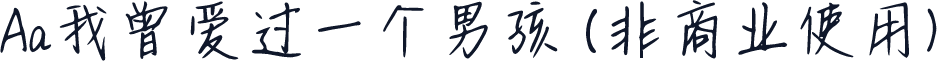 Aa我曾爱过一个男孩 (非商业使用)