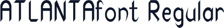 ATLANTAfont Regular