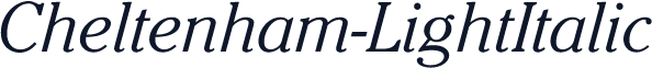 Cheltenham-LightItalic
