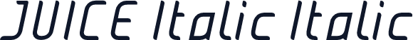 JUICE Italic Italic