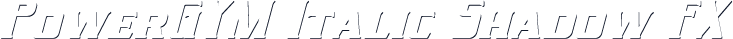 PowerGYM Italic Shadow FX