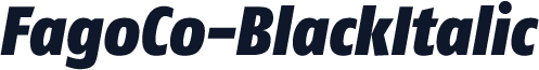 FagoCo-BlackItalic