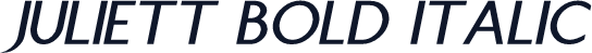 Juliett Bold Italic