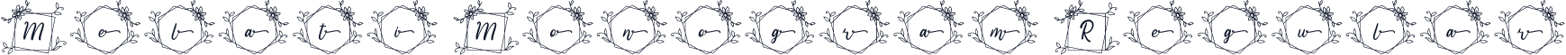 Melati Monogram Regular