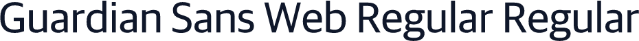 Guardian Sans Web Regular Regular
