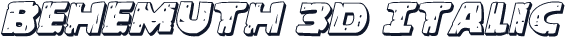 Behemuth 3D Italic