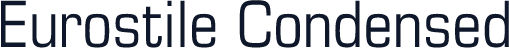 Eurostile Condensed