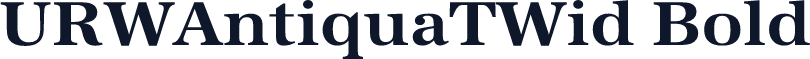URWAntiquaTWid Bold