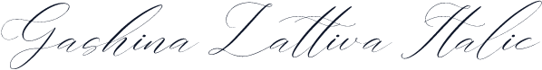 Gashina Lattiva Italic