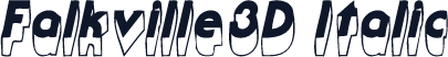 Falkville3D Italic