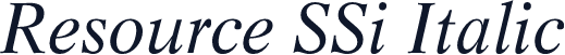 Resource SSi Italic