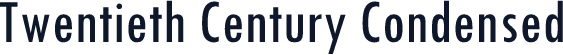 Twentieth Century Condensed