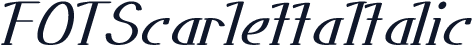 FOTScarlettaItalic