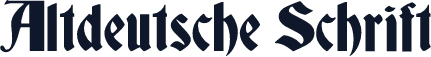 Altdeutsche Schrift