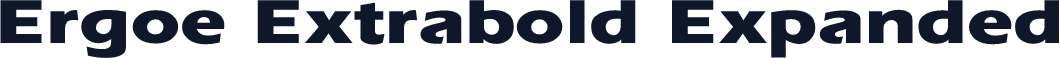 Ergoe Extrabold Expanded