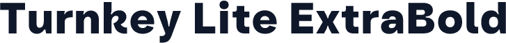Turnkey Lite ExtraBold