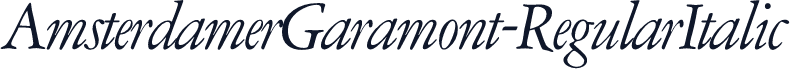 AmsterdamerGaramont-RegularItalic