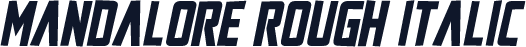 Mandalore Rough Italic