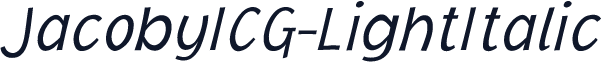 JacobyICG-LightItalic