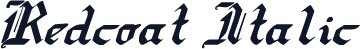 Redcoat Italic