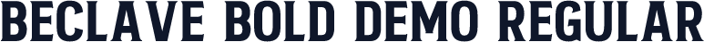 Beclave Bold DEMO Regular