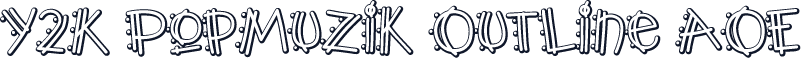Y2K PopMuzik Outline AOE