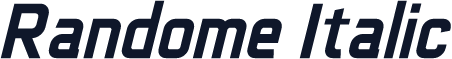 Randome Italic