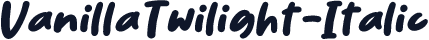 VanillaTwilight-Italic