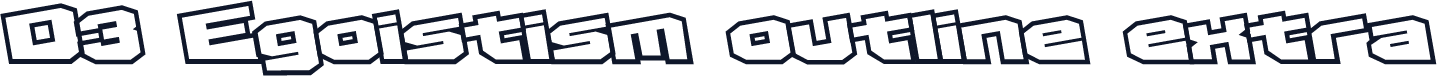 D3 Egoistism outline extra