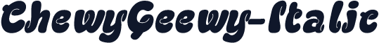 ChewyGeewy-Italic