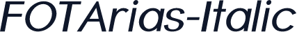 FOTArias-Italic