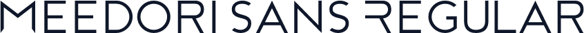 Meedori Sans Regular
