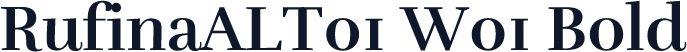 RufinaALT01 W01 Bold