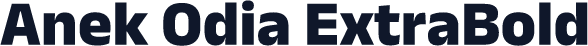 Anek Odia ExtraBold