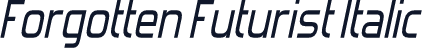 Forgotten Futurist Italic