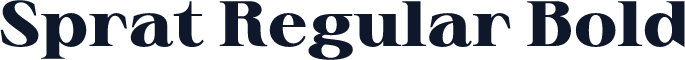 Sprat Regular Bold