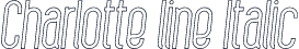 Charlotte line Italic